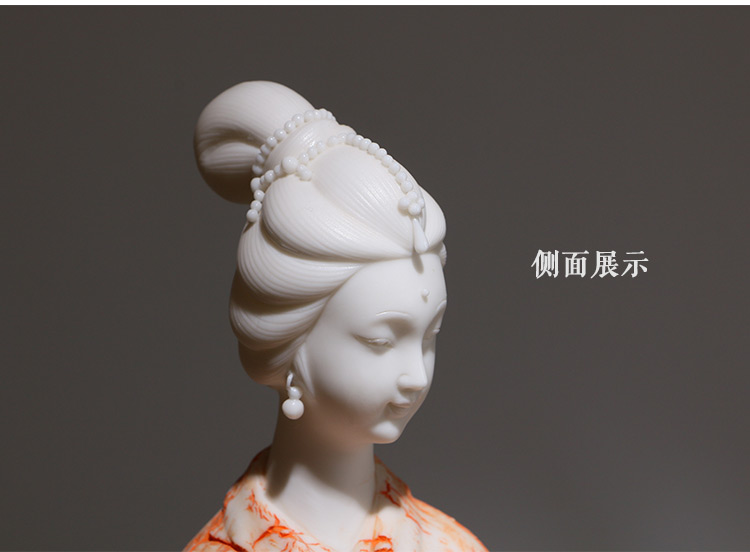 中國(guó)風(fēng)古典美女白瓷仕女藝術(shù)品