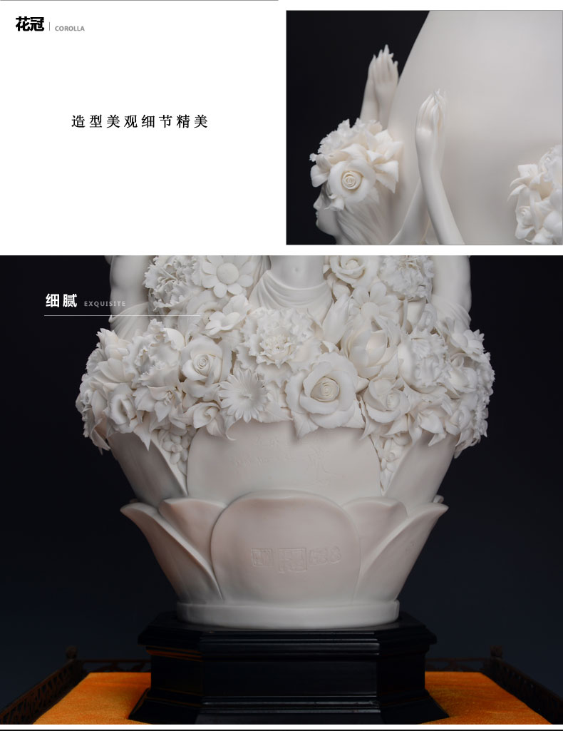 創(chuàng)意家居植物飾品擺件，白瓷瓷器工藝品