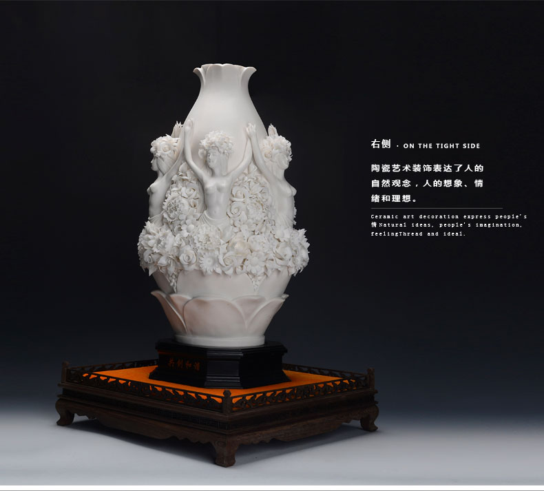 創(chuàng)意家居植物飾品擺件，白瓷瓷器工藝品