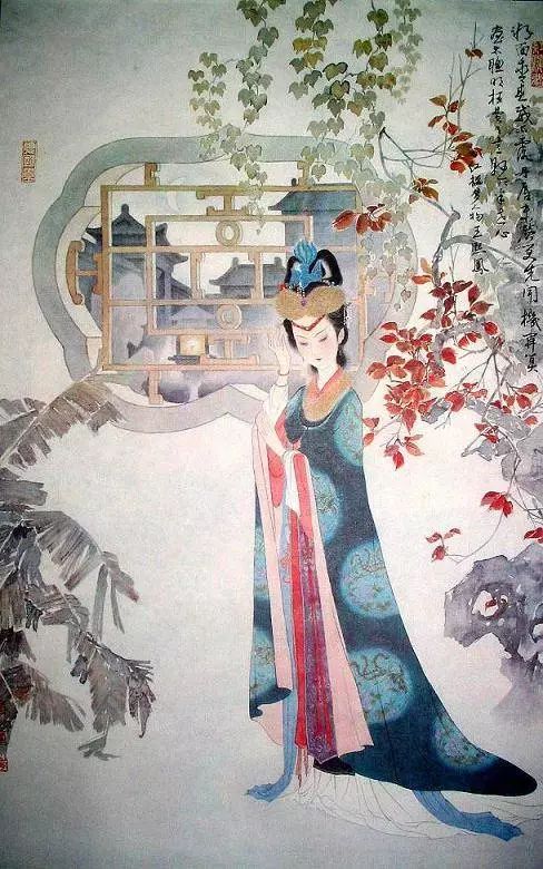 馮其庸國畫作品：手繪《紅樓夢》人物圖美呆了