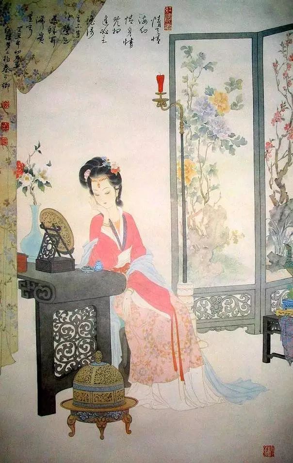 馮其庸國畫作品：手繪《紅樓夢》人物圖美呆了