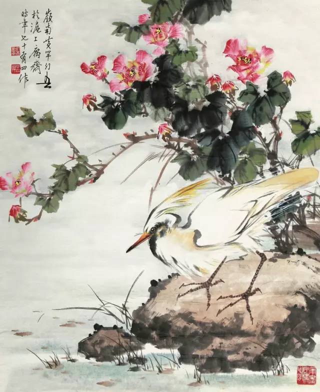 中國國畫藝術(shù)：絕美花鳥國畫圖片