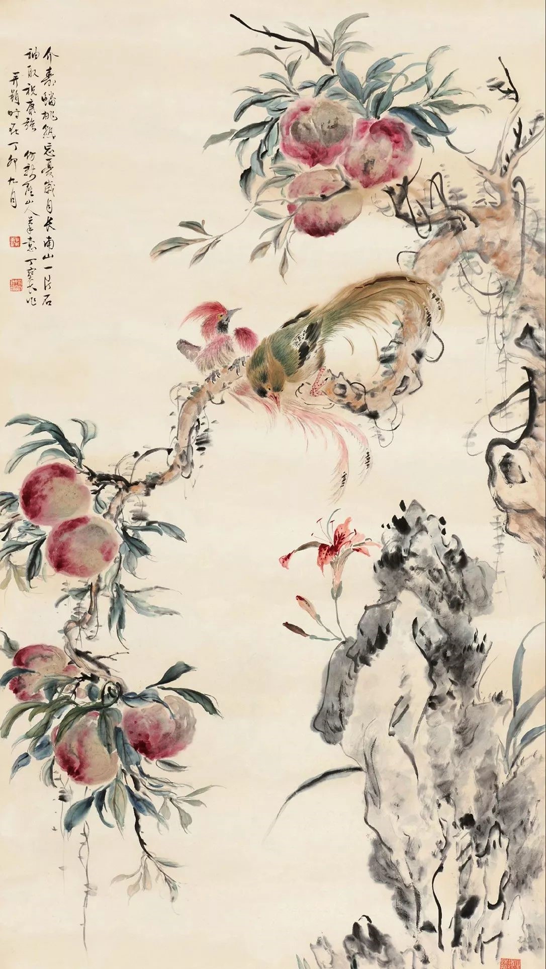 唯美精致的國(guó)畫(huà)：丁寶書(shū)花鳥(niǎo)作品欣賞